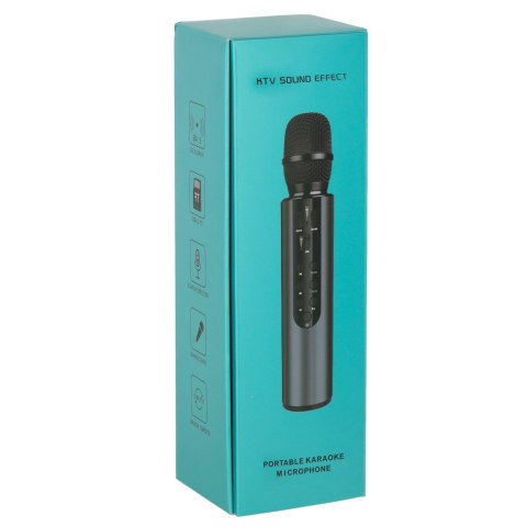 Mikrofon bezprzewodowy karaoke dla dzieci głośnik Bluetooth 2000mAh karta SD USB wysoka jakość różowy