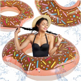 Kółko do pływania koło dmuchane BESTWAY 36188 donut brązowe 107cm