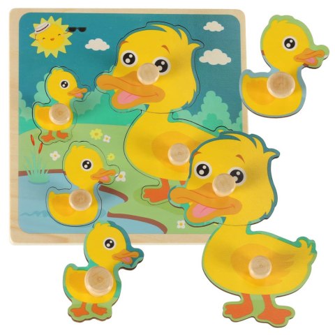 Puzzle drewniane sorter układanka kaczuszka kaczka Puzzle drewniane sorter układanka kaczuszka kaczka