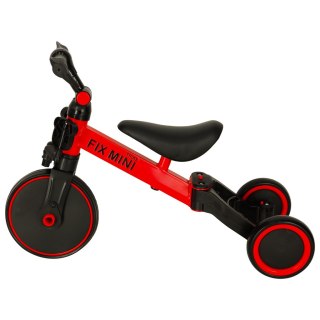 Rowerek biegowy Trike Fix Mini rower wielofunkcyjny 3w1 czerwony