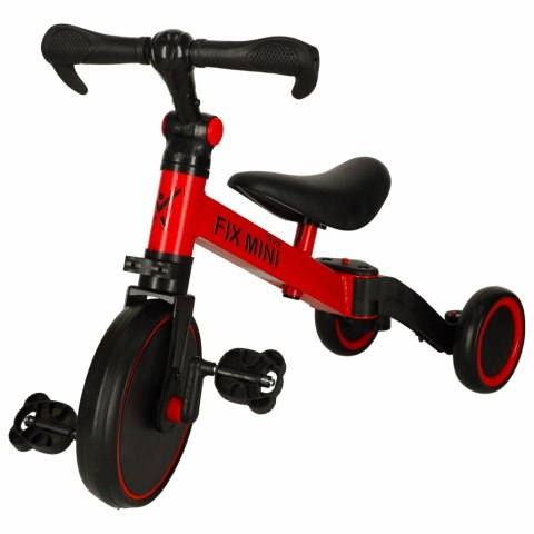 Rowerek biegowy Trike Fix Mini rower wielofunkcyjny 3w1 czerwony Rowerek biegowy Trike Fix Mini rower wielofunkcyjny 3w1 czerwony