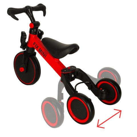Rowerek biegowy Trike Fix Mini rower wielofunkcyjny 3w1 czerwony Rowerek biegowy Trike Fix Mini rower wielofunkcyjny 3w1 czerwony