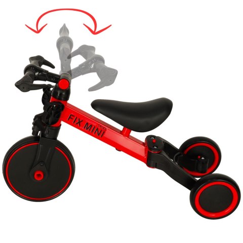 Rowerek biegowy Trike Fix Mini rower wielofunkcyjny 3w1 czerwony Rowerek biegowy Trike Fix Mini rower wielofunkcyjny 3w1 czerwony