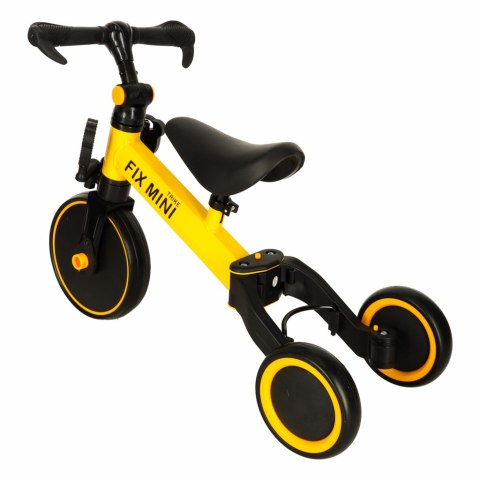 Rowerek biegowy Trike Fix Mini rower wielofunkcyjny 3w1 żółty