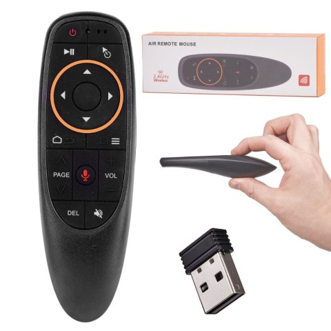 Pilot do telewizora laptopa G10 Smart TV Box z mikrofonem X9 USB nowoczesny Pilot do telewizora laptopa G10 Smart TV Box z mikrofonem X9 USB nowoczesny