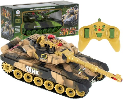Czołg zdalnie sterowany na pilota RC War Tank 9993 2.4 GHz pustynny Czołg zdalnie sterowany na pilota RC War Tank 9993 2.4 GHz pustynny
