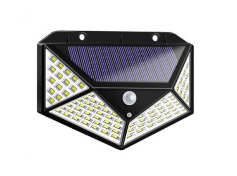 Lampa solarna z czujnikiem ruchu halogen 100LED Lampa solarna z czujnikiem ruchu halogen 100LED