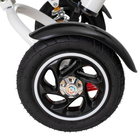 Rowerek trójkołowy Trike Fix V3 rower spacerówka 3w1 obracany 360 wolne koło czarny