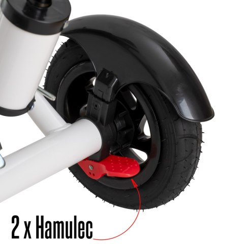 Rowerek trójkołowy Trike Fix V3 rower spacerówka 3w1 obracany 360 wolne koło czarny