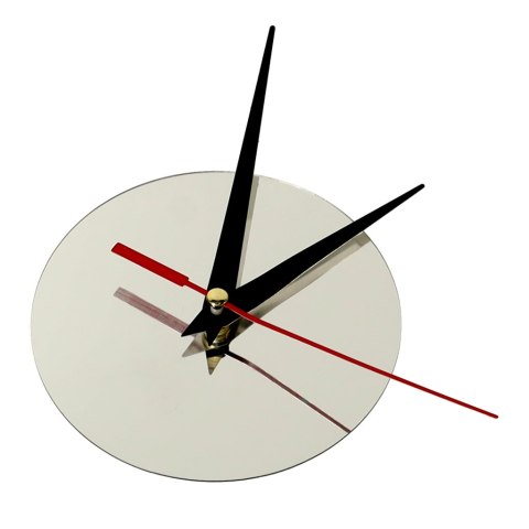 Zegar Ścienny naklejany DIY 3D regulowany rzymski srebrny 130cm