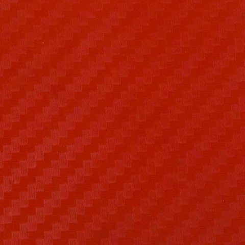 Folia rolka carbon 3D czerwona 1,27x28m Folia rolka carbon 3D czerwona 1,27x28m