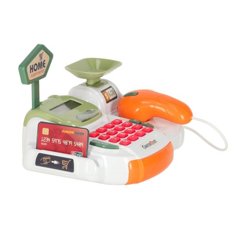Kasa fiskalna dla dzieci supermarket sklep skaner kalkulator koszyk z akcesoriami 36 el. Kasa fiskalna dla dzieci supermarket sklep skaner kalkulator koszyk z akcesoriami 36 el.