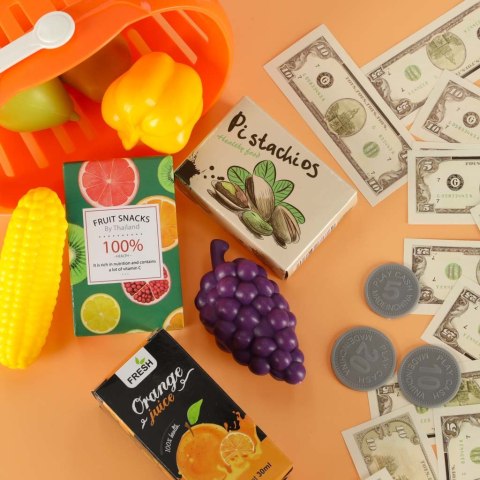Kasa fiskalna dla dzieci supermarket sklep skaner kalkulator koszyk z akcesoriami 36 el. Kasa fiskalna dla dzieci supermarket sklep skaner kalkulator koszyk z akcesoriami 36 el.