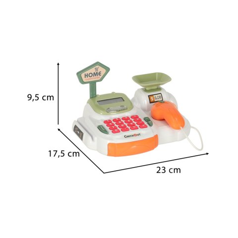 Kasa fiskalna dla dzieci supermarket sklep skaner kalkulator koszyk z akcesoriami 36 el. Kasa fiskalna dla dzieci supermarket sklep skaner kalkulator koszyk z akcesoriami 36 el.