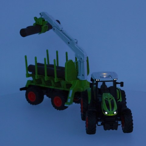 Traktor RC ciągnik rolniczy z podnośnikiem 2,4G 3,7V 500mAh Traktor RC ciągnik rolniczy z podnośnikiem 2,4G 3,7V 500mAh