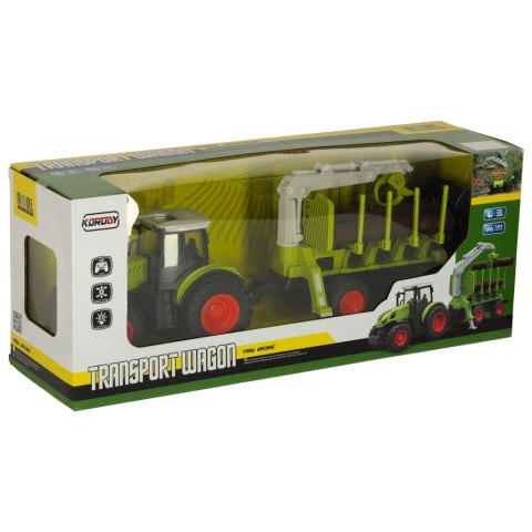Traktor RC ciągnik rolniczy z podnośnikiem 2,4G 3,7V 500mAh Traktor RC ciągnik rolniczy z podnośnikiem 2,4G 3,7V 500mAh