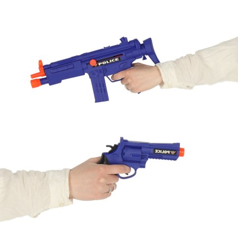 Zestaw policyjny małego policjanta pistolet karabin maska kajdanki akcesoria policyjne Zestaw policyjny małego policjanta pistolet karabin maska kajdanki akcesoria policyjne