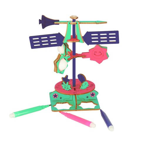 Zestaw naukowy przyrodniczy model 3D drewniany wiatrowskaz Zestaw naukowy przyrodniczy model 3D drewniany wiatrowskaz