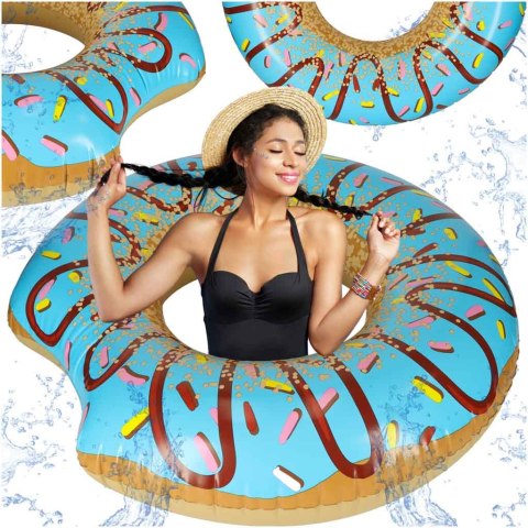 Kółko do pływania koło dmuchane BESTWAY 36118 donut niebieskie 107cm