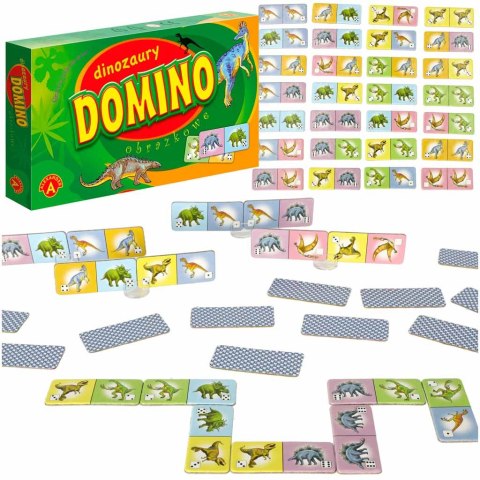 ALEXANDER Domino- dinozaury gra edukacyjna 4+ ALEXANDER Domino- dinozaury gra edukacyjna 4+