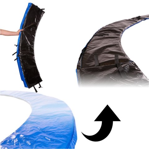 Osłona sprężyn do trampoliny ochraniacz mata zabezpieczająca kołnierz do trampoliny 305 cm Osłona sprężyn do trampoliny ochraniacz mata zabezpieczająca kołnierz do trampoliny 305 cm