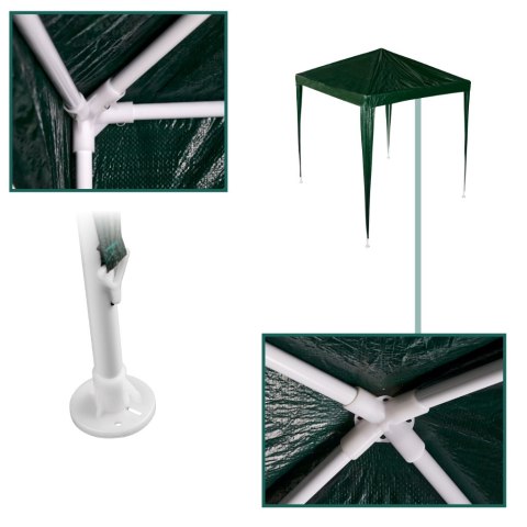 Pawilon ogrodowy namiot imprezowy handlowy altana zielony 2 x 2 m Pawilon ogrodowy namiot imprezowy handlowy altana zielony 2 x 2 m