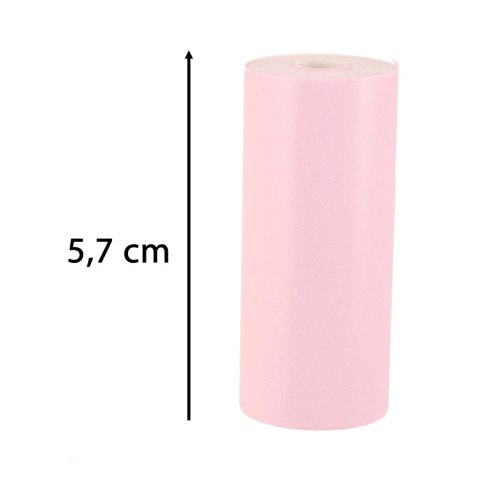 Rolki papier wkład termiczny do mini drukarki 5,7cmx3m 3 sztuki kolorowe Rolki papier wkład termiczny do mini drukarki 5,7cmx3m 3 sztuki kolorowe
