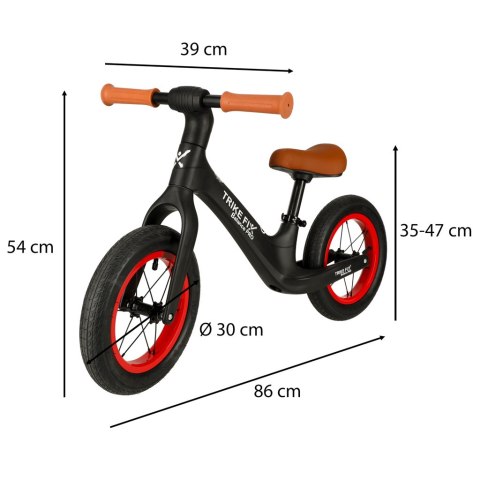 Rowerek biegowy Trike Fix Balance PRO czarny lekki 3kg Rowerek biegowy Trike Fix Balance PRO czarny lekki 3kg