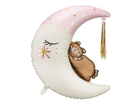 Balon foliowy Miś na księżycu 71cm x 86cm Balon foliowy Miś na księżycu 71cm x 86cm