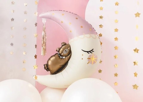 Balon foliowy Miś na księżycu 71cm x 86cm Balon foliowy Miś na księżycu 71cm x 86cm