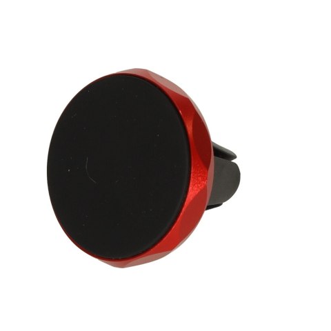 Uchwyt magnetyczny do telefonu holder samochodowy na kratkę wywiew czerwony Uchwyt magnetyczny do telefonu holder samochodowy na kratkę wywiew czerwony
