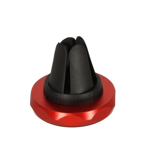 Uchwyt magnetyczny do telefonu holder samochodowy na kratkę wywiew czerwony Uchwyt magnetyczny do telefonu holder samochodowy na kratkę wywiew czerwony