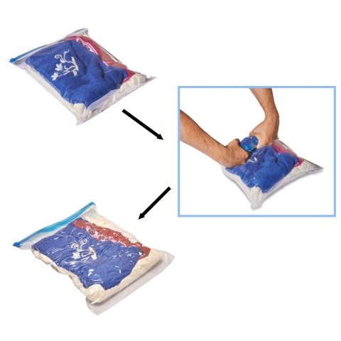 Worki próżniowe rolowane na ubrania 9 sztuk 3 rozmiary 35x50cm, 40x50cm, 50x70cm Worki próżniowe rolowane na ubrania 9 sztuk 3 rozmiary 35x50cm, 40x50cm, 50x70cm