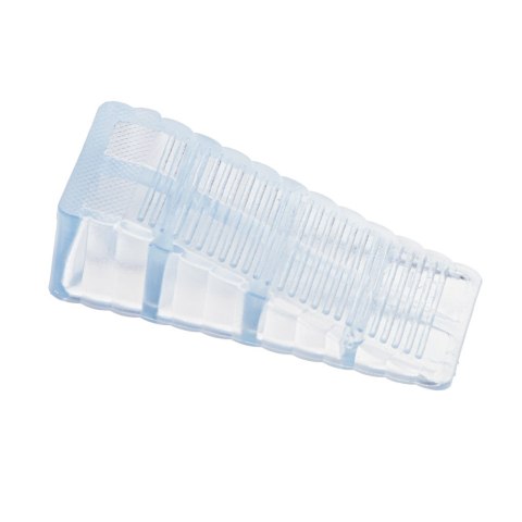 Klin stoper silikonowy odbojnik blokada do drzwi transparentna Klin stoper silikonowy odbojnik blokada do drzwi transparentna