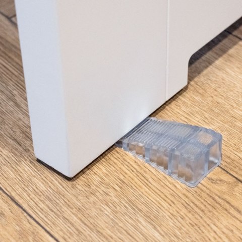 Klin stoper silikonowy odbojnik blokada do drzwi transparentna Klin stoper silikonowy odbojnik blokada do drzwi transparentna