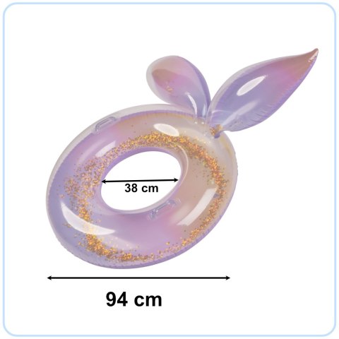 Kółko do pływania koło dmuchane syrena z brokatem galaxy 94 cm XXL max 60kg Kółko do pływania koło dmuchane syrena z brokatem galaxy 94 cm XXL max 60kg